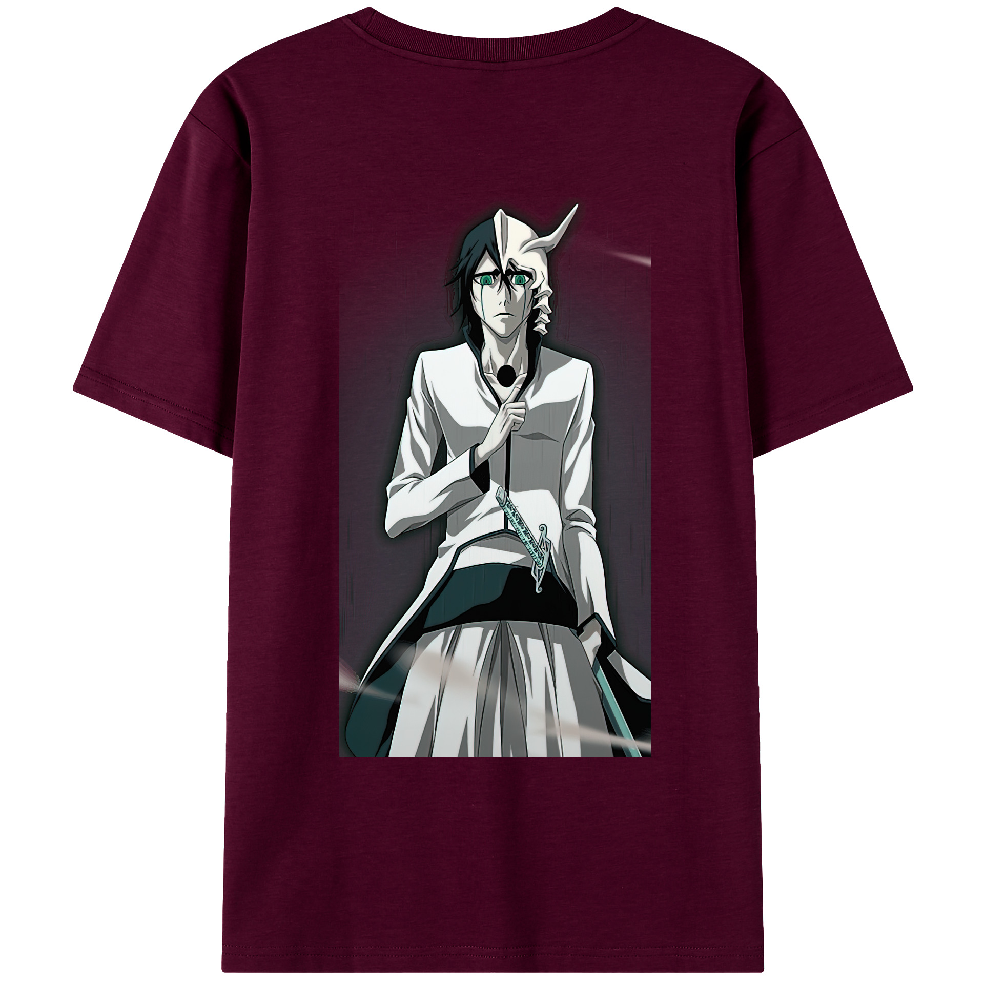 （画像用） ブリーチ ウルキオラ·シファー BLEACH Ulquiorra cifer レディース半袖Tシャツ(バックプリント)